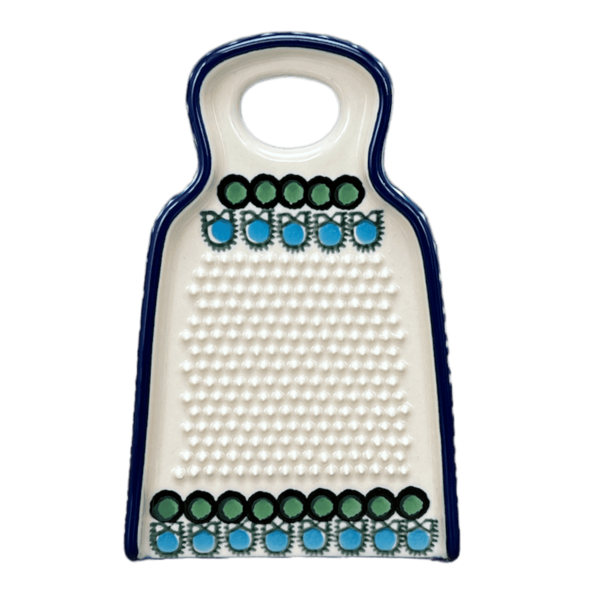 Grater, 6" Small in "Mediterranean Waves" by Ceramika Artystyczna | AB46-U72