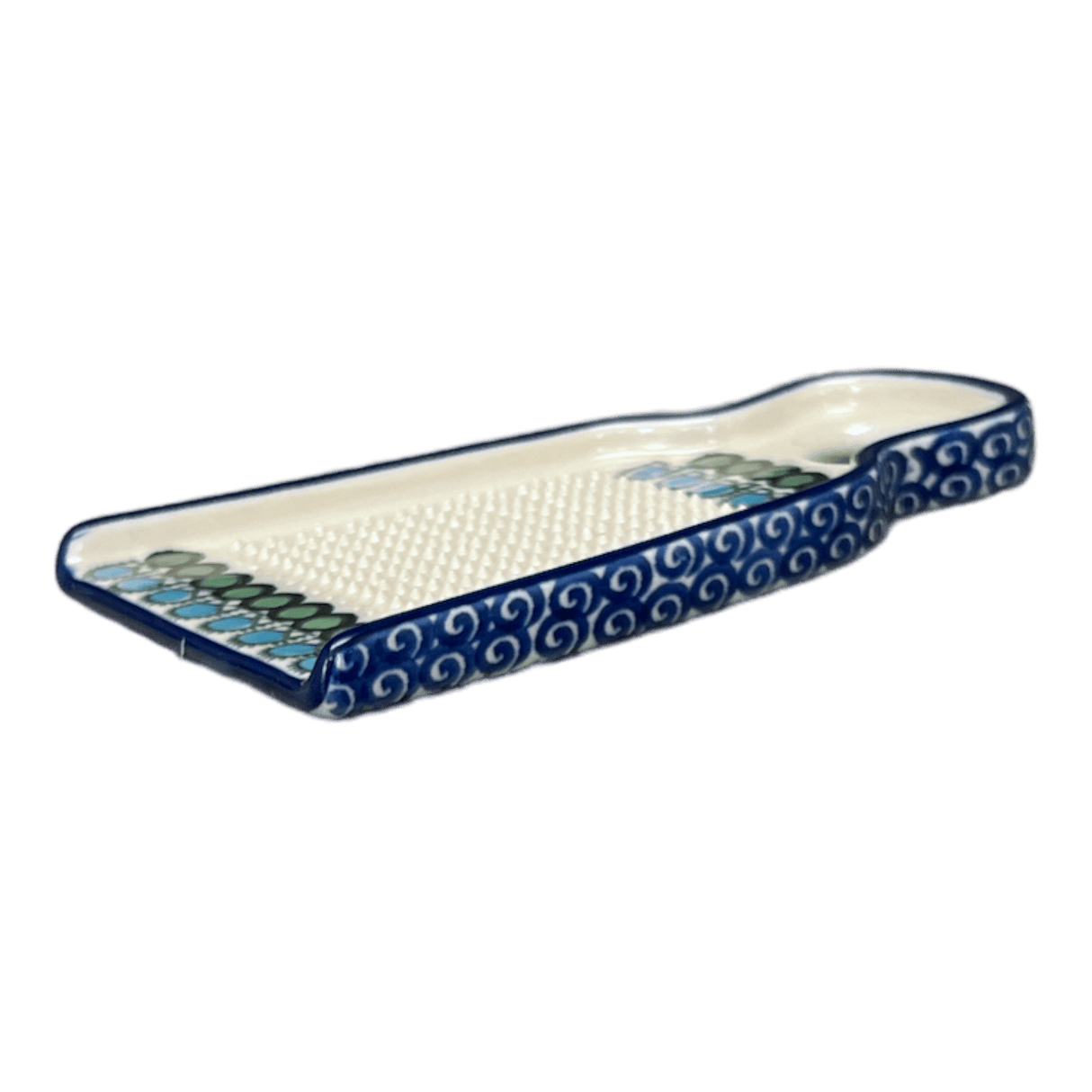 Grater, 6" Small in "Mediterranean Waves" by Ceramika Artystyczna | AB46-U72