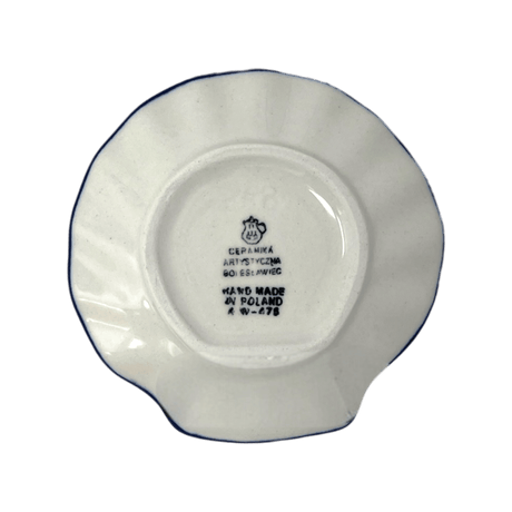 Saucer, Shell, 4" in "Rosie's Garden" by Ceramika Artystyczna | AB48-1490X