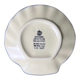 Saucer, Shell, 4" in "Race Track" by Ceramika Artystyczna | AB48-2241X