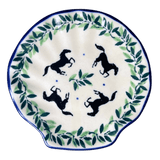 Saucer, Shell, 4" in "Race Track" by Ceramika Artystyczna | AB48-2241X
