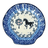 Saucer, Shell, 4" in "Black Stallion" by Ceramika Artystyczna | AB48-2257X