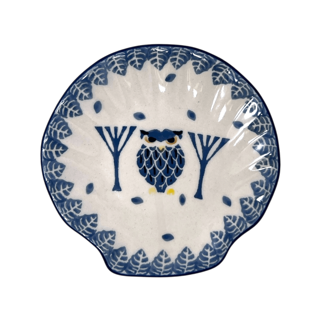 Saucer, Shell, 4" in "Lone Owl" by Ceramika Artystyczna | AB48-3326X