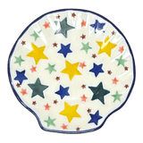 Saucer, Shell, 4" in "Star Shower" by Ceramika Artystyczna | AB48-359X