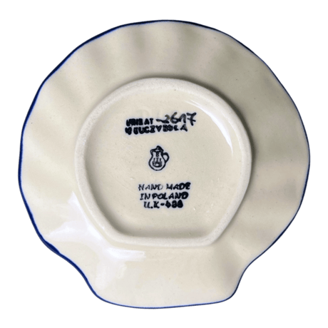 Saucer, Shell, 4" in "Regal Roosters" by Ceramika Artystyczna | AB48-U2617