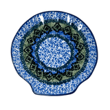 Saucer, Shell, 4" in "Aztec Blues" by Ceramika Artystyczna | AB48-U4428