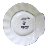 Saucer, Shell, 4" in "Mediterranean Waves" by Ceramika Artystyczna | AB48-U72
