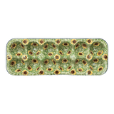 Egg Carton, 13.25" x 5" in "Sunflower Field" by Ceramika Artystyczna | AC28-U4737