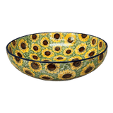 Bowl, Round, Serving, 10.5" in "Sunflower Field" by Ceramika Artystyczna | AC36-U4737