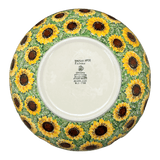 Bowl, Round, Serving, 10.5" in "Sunflower Field" by Ceramika Artystyczna | AC36-U4737