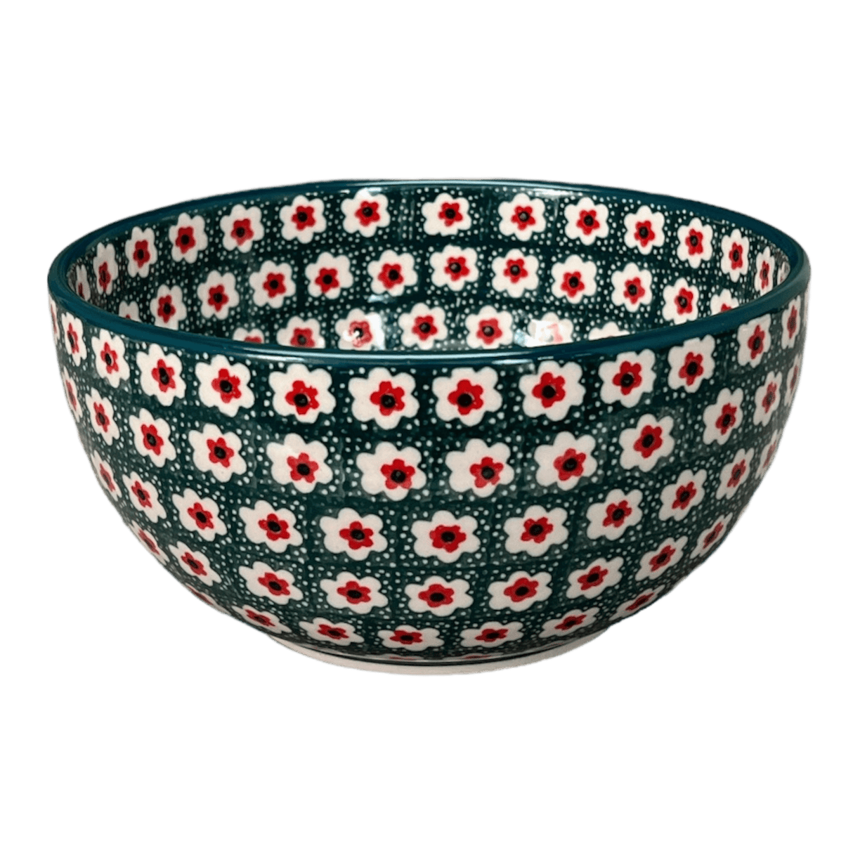 Bowl, Round, Deep, 6.25" in "Riot Daffodils" by Ceramika Artystyczna | AC37-1174Q