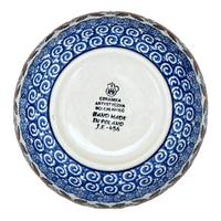 A picture of a Polish Pottery 6.25" Round Deep Bowl (Rosie's Garden) | AC37-1490X as shown at PolishPotteryOutlet.com/products/6-25-round-deep-bowl-rosies-garden-ac37-1490x