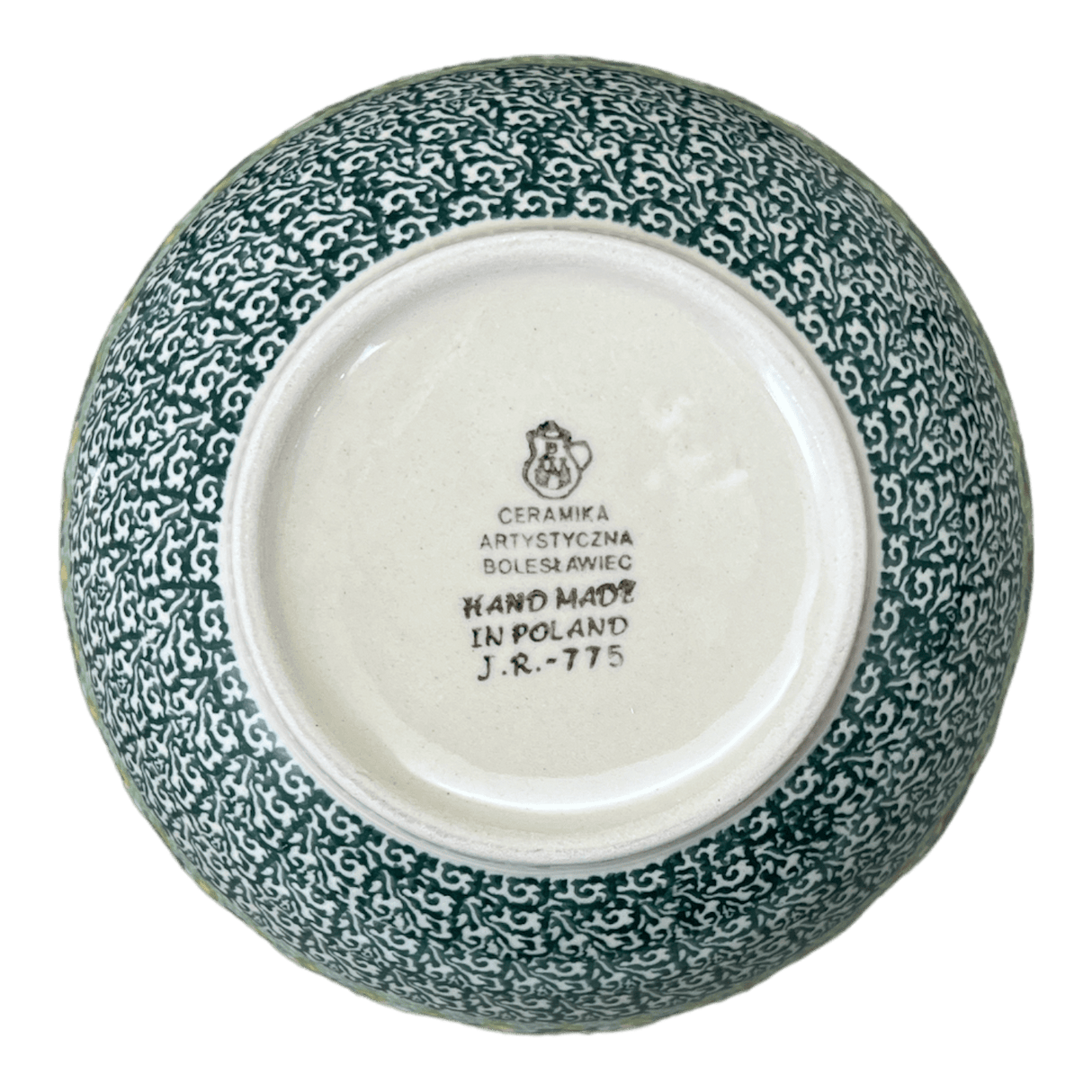 Bowl, Round, Deep, 6.25" in "Daffodils in Bloom" by Ceramika Artystyczna | AC37-2122X