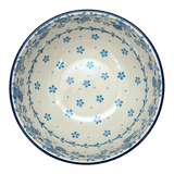 Bowl, Round, Deep, 6.25" in "Pansy Blues" by Ceramika Artystyczna | AC37-2346X