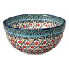 Polish Pottery Deep 6.25" Bowl (Garden Trellis) | AC37-U2123 at PolishPotteryOutlet.com