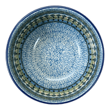 Bowl, Round, Deep, 6.25" in "Aztec Blues" by Ceramika Artystyczna | AC37-U4428