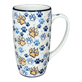 Mug, 14 oz in "Paw Prints" by Ceramika Artystyczna | AC52-1770X