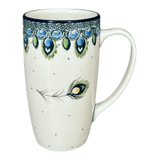 Mug, 14 oz in "Peacock Plume" by Ceramika Artystyczna | AC52-2218X