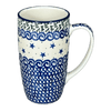 Polish Pottery 14 oz. Mug (Starry Sea) | AC52-454C at PolishPotteryOutlet.com