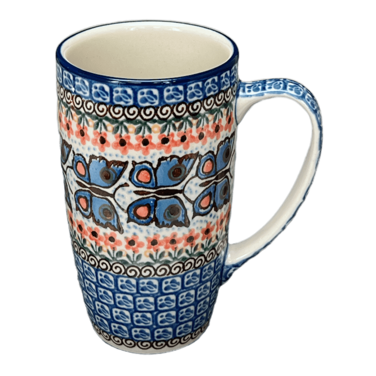 Mug, 14 oz in "Butterfly Parade" by Ceramika Artystyczna | AC52-U1493