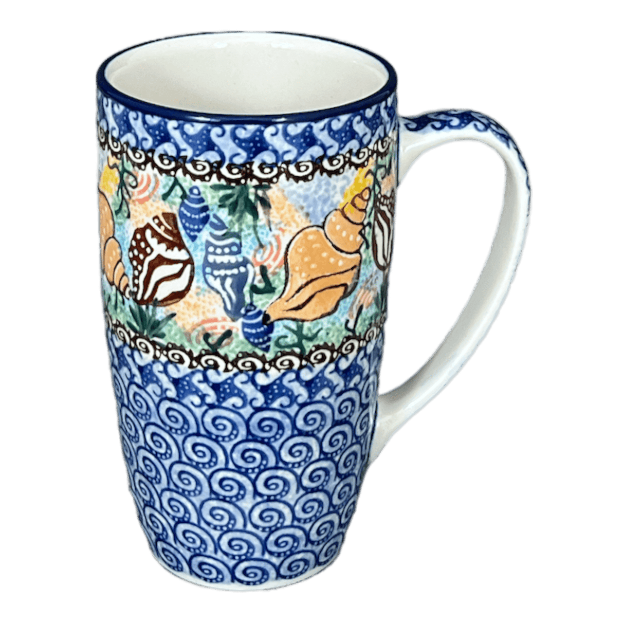 Mug, 14 oz in "Poseidon's Treasure" by Ceramika Artystyczna | AC52-U1899