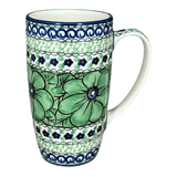 Mug, 14 oz in "Green Goddess" by Ceramika Artystyczna | AC52-U408A