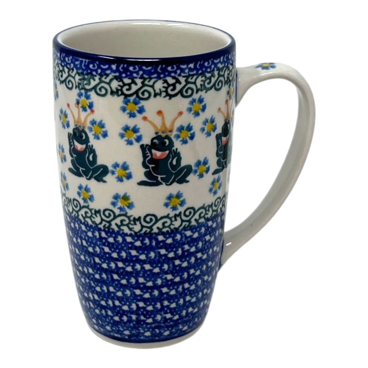 Tall Mug, 14 oz in "Frog Prince" by Ceramika Artystyczna | AC52-U9969