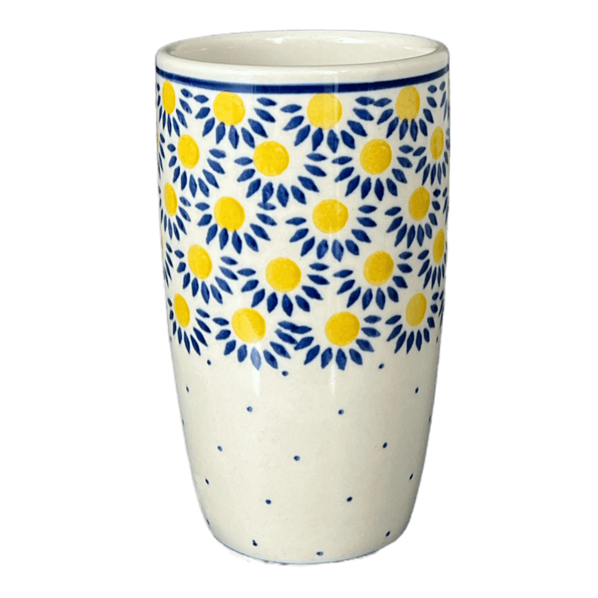 Tumbler, 14 oz in "Sunny Circle" by Ceramika Artystyczna | AC53-0215