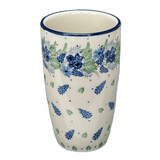 Tumbler, 14 oz in "Hyacinth in the Wind" by Ceramika Artystyczna | AC53-2037X