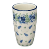 Polish Pottery 14 oz. Tumbler (Hyacinth in the Wind) | AC53-2037X at PolishPotteryOutlet.com