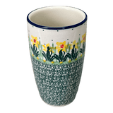 Tumbler, 14 oz in "Daffodils in Bloom" by Ceramika Artystyczna | AC53-2122X