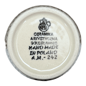 Polish Pottery 14 oz. Tumbler (Coral Fans) | AC53-2199X Additional Image at PolishPotteryOutlet.com