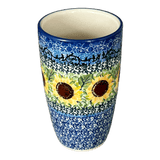 Tumbler, 14 oz in "Sunflowers" by Ceramika Artystyczna | AC53-U4739