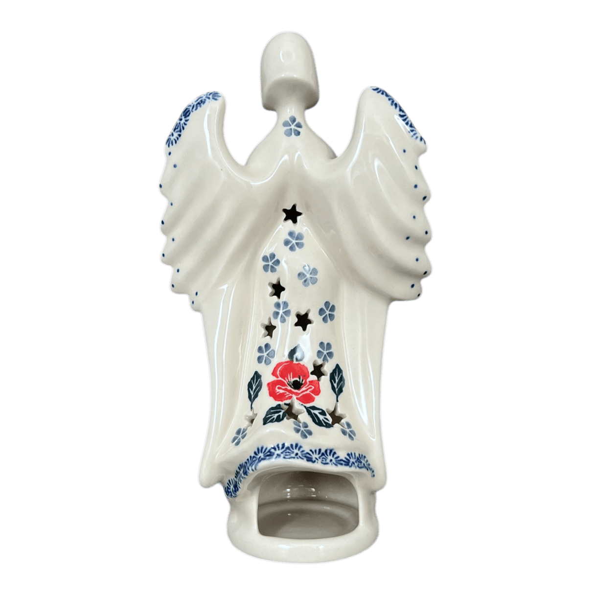 Luminary, Tall Angel, 9" in "Rosie's Garden" by Ceramika Artystyczna | AC68-1490X