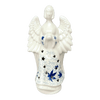 Polish Pottery CA 9" Tall Angel Luminary  (Blue Sweetgum) | AC68-2545X at PolishPotteryOutlet.com