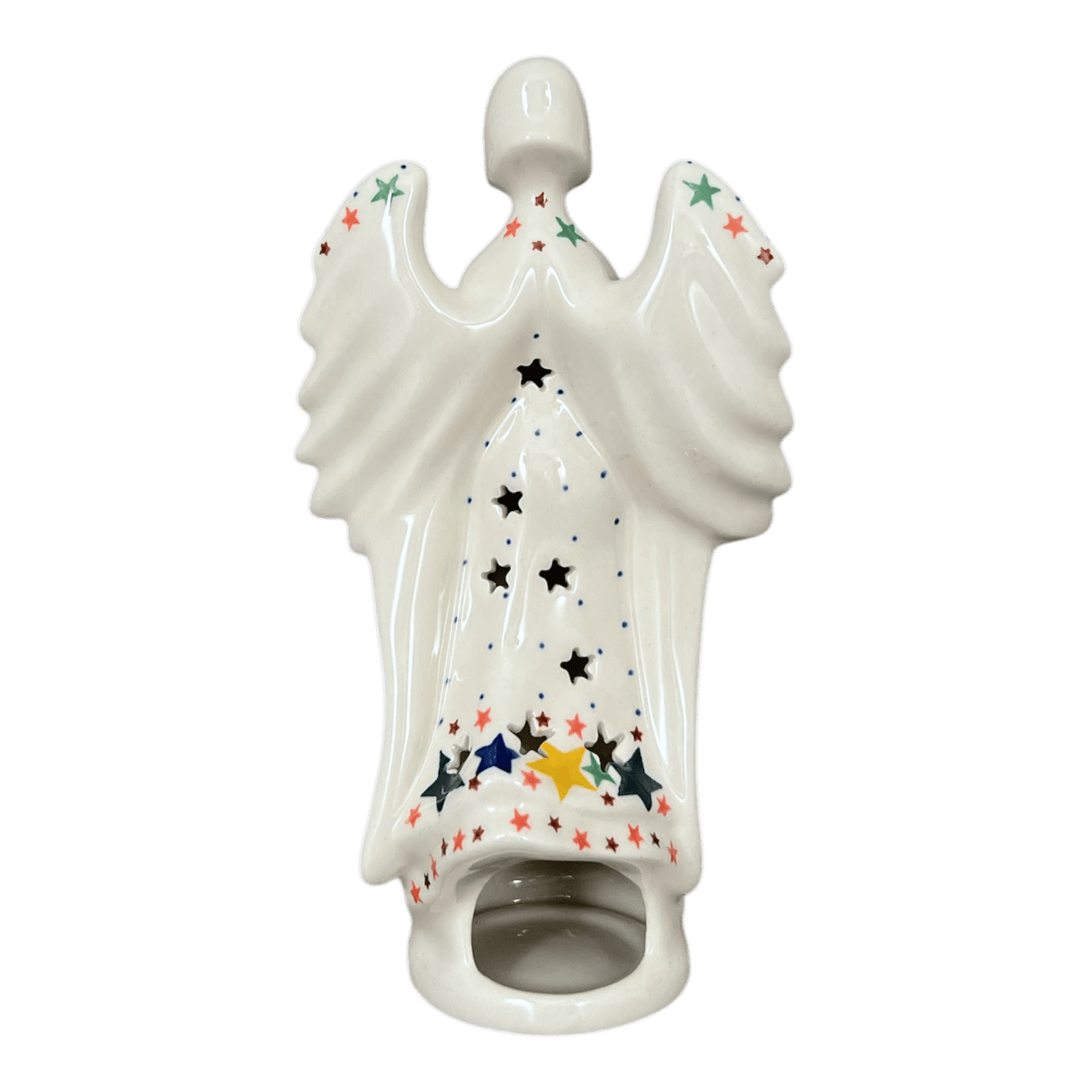 Luminary, Tall Angel, 9" in "Star Shower" by Ceramika Artystyczna | AC68-359X