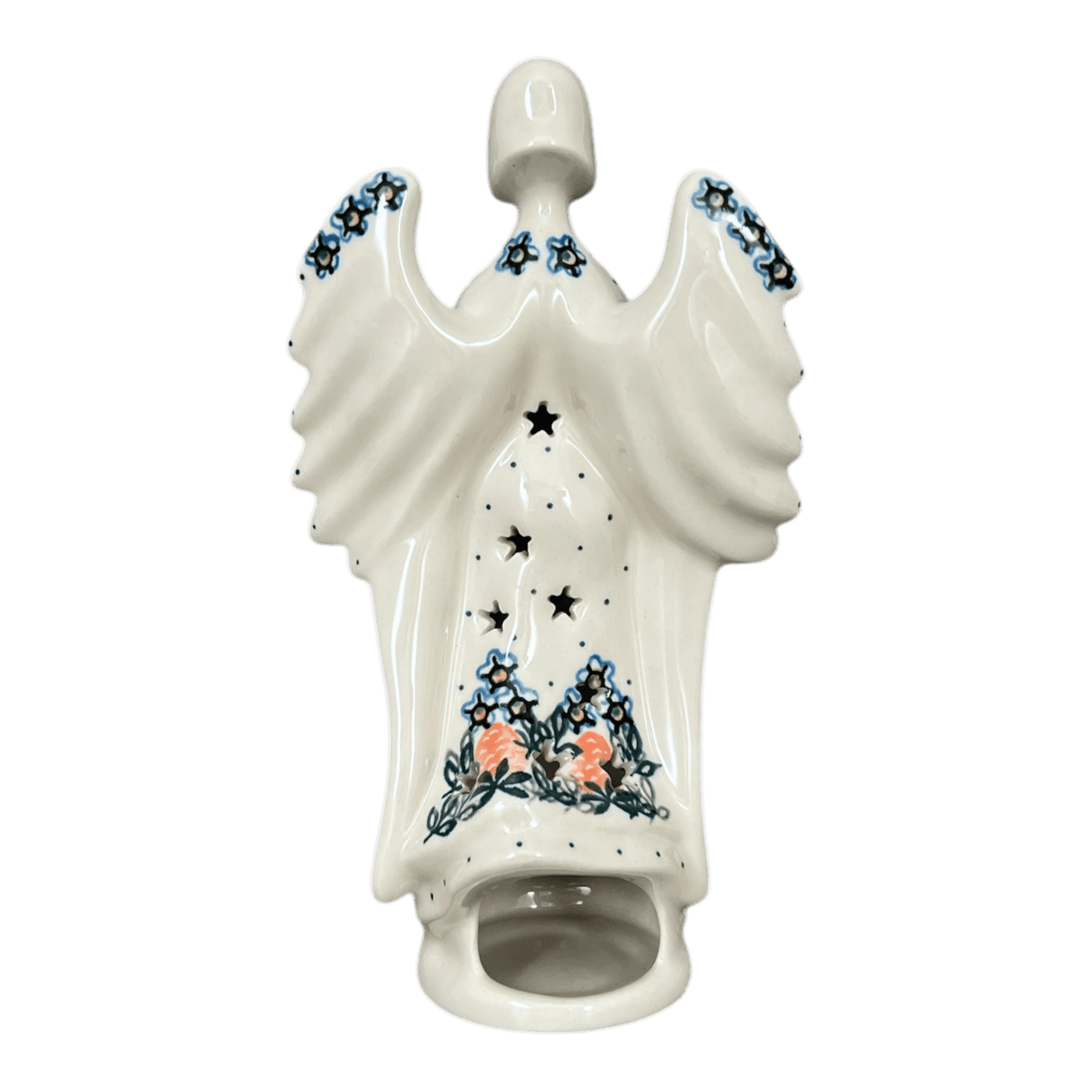 Luminary, Tall Angel, 9" in "Strawberry Patch" by Ceramika Artystyczna | AC68-721X