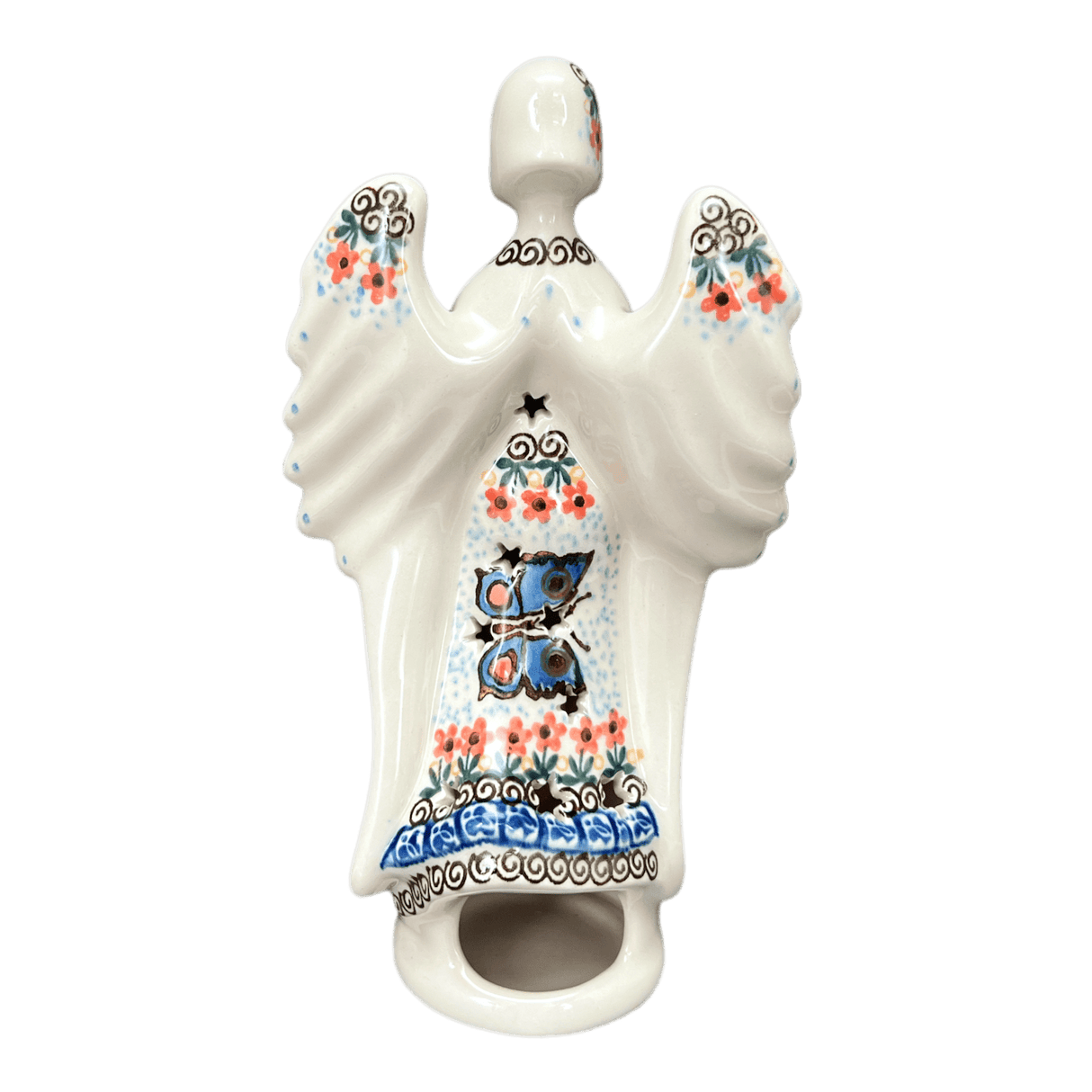 Luminary, Tall Angel, 9" in "Butterfly Parade" by Ceramika Artystyczna | AC68-U1493