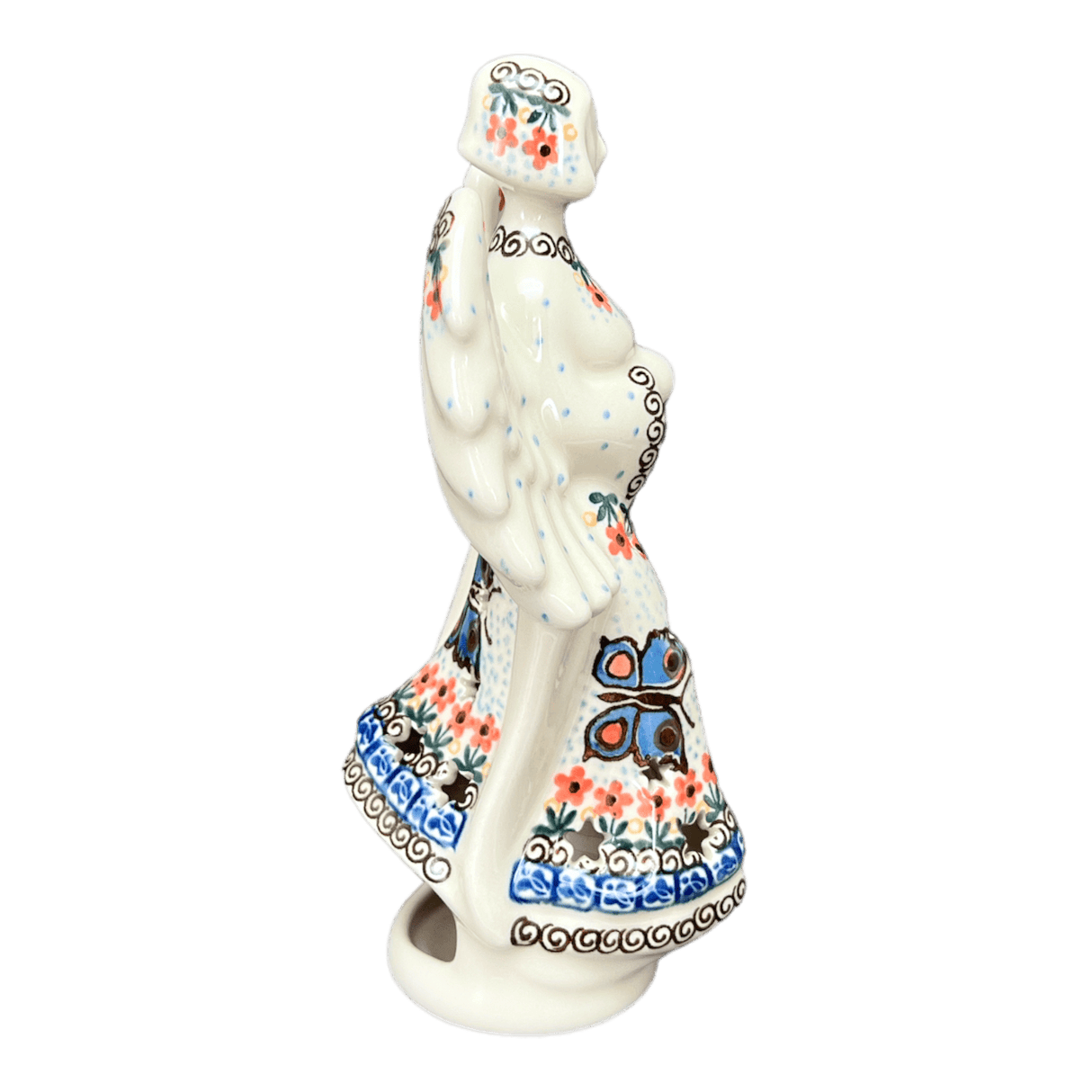 Luminary, Tall Angel, 9" in "Butterfly Parade" by Ceramika Artystyczna | AC68-U1493