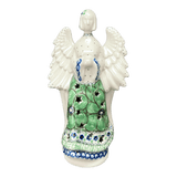 Luminary, Tall Angel, 9" in "Green Goddess" by Ceramika Artystyczna | AC68-U408A