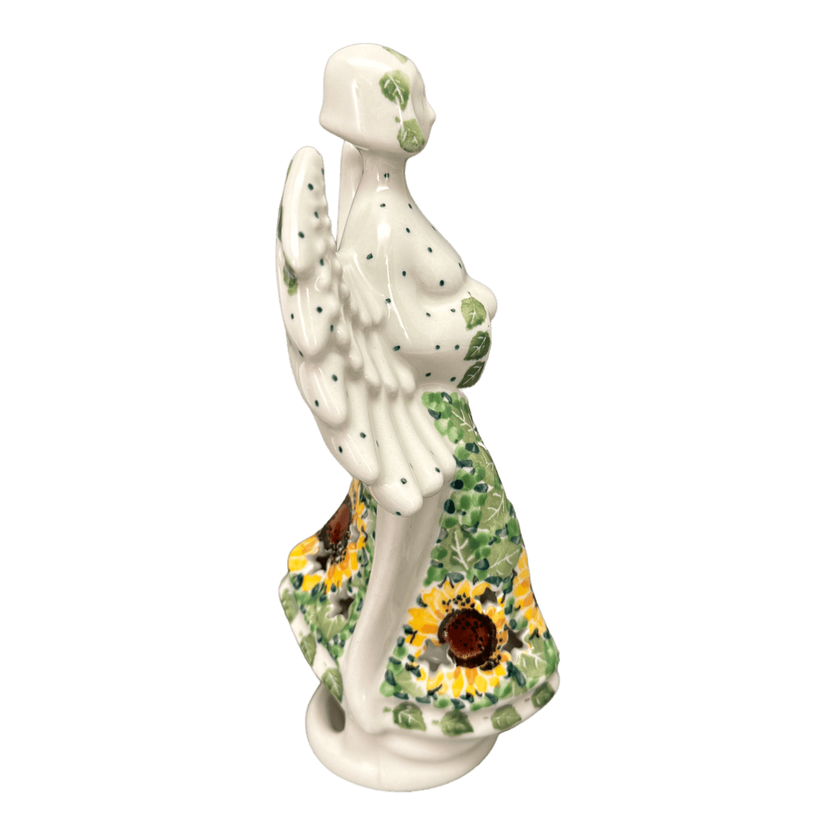 Luminary, Tall Angel, 9" in "Sunflower Field" by Ceramika Artystyczna | AC68-U4737