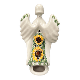 Luminary, Tall Angel, 9" in "Sunflower Field" by Ceramika Artystyczna | AC68-U4737