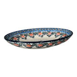 Dish, Oval, 10.25" in "Strawberry Patch" by Ceramika Artystyczna | AC93-721X