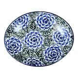 Dish, Oval, 10.25" in "Blue Dahlia" by Ceramika Artystyczna | AC93-U1473