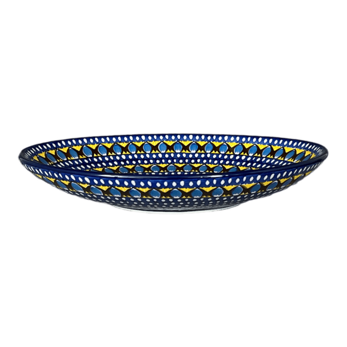 Dish, Oval, 10.25" in "Regal Roosters" by Ceramika Artystyczna | AC93-U2617