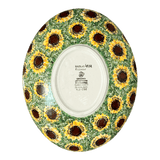 Dish, Oval, 10.25" in "Sunflower Field" by Ceramika Artystyczna | AC93-U4737