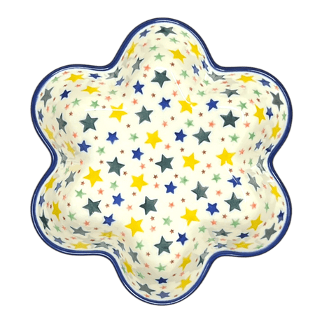Baker, Flower-Shaped, 9.25" in "Star Shower" by Ceramika Artystyczna | AD20-359X