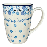 Mug, 22 oz in "Pansy Blues" by Ceramika Artystyczna | AD60-2346X