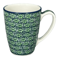 A picture of a Polish Pottery CA 22 oz. Extra-Large Mug (Pride of Ireland) | AD60-2461X as shown at PolishPotteryOutlet.com/products/22-oz-extra-large-mug-pride-of-ireland-ad60-2461x