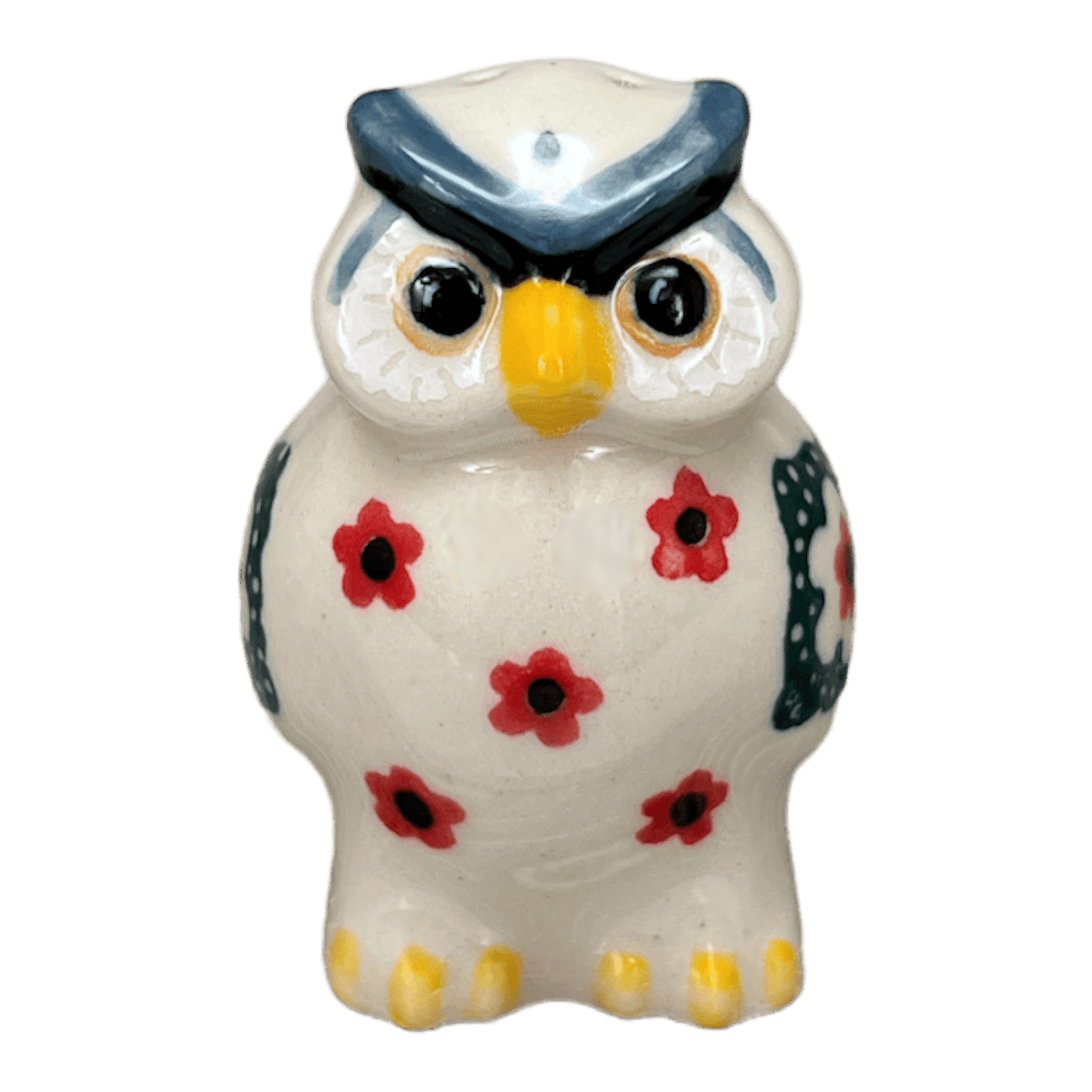 Shaker, Owl, 2.25" in "Riot Daffodils" by Ceramika Artystyczna | AD91-1174Q